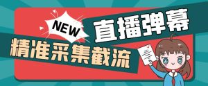 引流必备-外面卖198斗音直播间弹幕监控脚本 精准采集快速截流【脚本+教程】副业资源库-时光-中创中赚-福缘-冒泡创业网实操副业项目教程和创业项目大全副业资源库