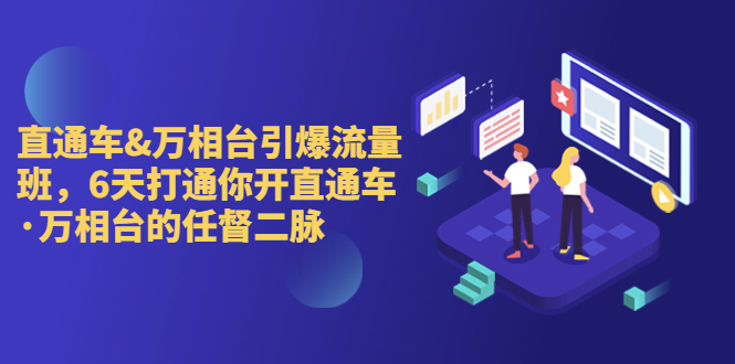 直通车+万相台引爆流量班，6天打通你开直通车·万相台的任督 二脉副业资源库-时光-中创中赚-福缘-冒泡创业网实操副业项目教程和创业项目大全副业资源库